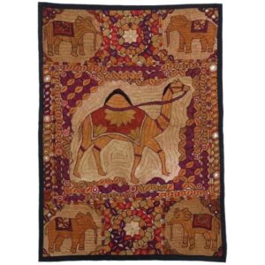 رومیزی دست‌دوز مدل قاب