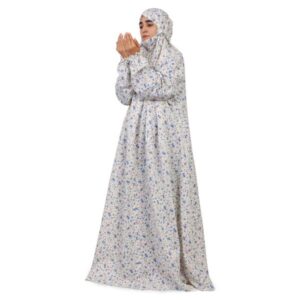 چادر نماز آستین‌دار زنانه مناسب برای نماز با پارچه ایرانی