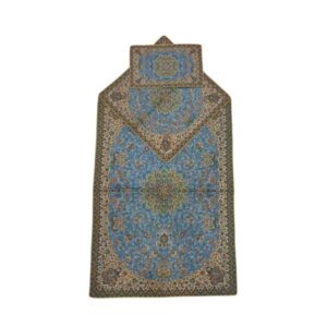 سجاده ترمه ایرانی طرح سجاده لوکس آبی