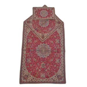 سجاده ترمه ایرانی طرح سجاده لوکس قرمز