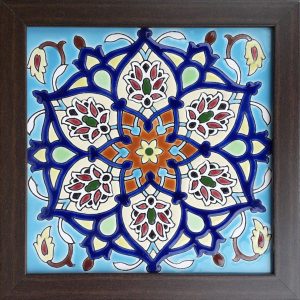 کاشی و سرامیک قاب‌دار تزئینی ایرانی – ظهیری ۲