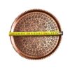 سینی پذیرایی مسی طرح ترنجستان - طراحی هندسی پیچیده حکاکی شده با دست