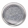 سینی پذیرایی مسی طرح دیانا - سبک هندسی راقی حکاکی شده با دست