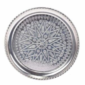 سینی پذیرایی مسی ایرانی طرح سنتی چکش کاری شده دیانا