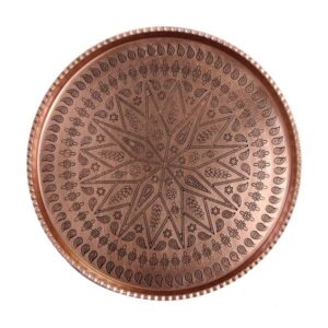 سینی پذیرایی مسی ایرانی سنتی چکش کاری شده Msi01