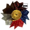 ست کراوات، دستمال گردن و دکمه سرآستین مردانه – قرمز لوکس