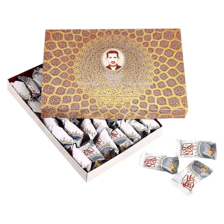 گز کرمانی: 18 درصد بادام – نوقای گلاب سنتی ایرانی