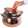 قابلمه مسی زنجان – سروی به سبک آشپزی سنتی چکش‌کاری شده