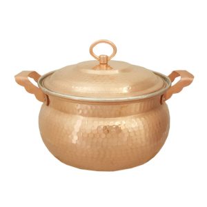 قابلمه مسی زنجان – به سبک آشپزی سنتی چکش‌کاری شده بهاری