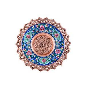 ساعت دیواری میناکاری ایرانی مسی
