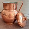 پارچ مسی سنتی ایرانی طرح فهیمی چکش کاری شده
