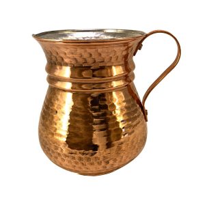 پارچ مسی سنتی ایرانی چکش کاری شده کارا ۲