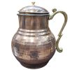 پارچ مسی سنتی کرمانی چکش کاری شده