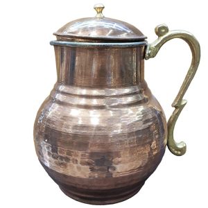 پارچ مسی سنتی کرمانی چکش کاری شده