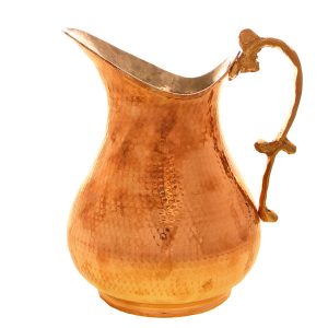 پارچ مسی سنتی کرمانی چکش کاری شده درجه دو