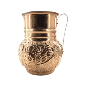پارچ مسی سنتی ایرانی چکش کاری شده میراث II