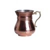 پارچ مسی سنتی ایرانی طرح ماه چکش کاری شده