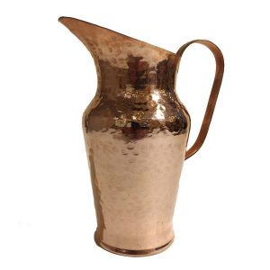 پارچ مسی سنتی ایرانی چکش کاری شده سنا