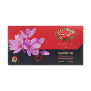چای سیاه زعفرانی گلستان (بسته ۸ عددی)