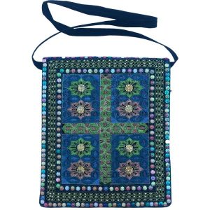 کیف رودوشی گلدوزی شده قومی بلوچی بینش III