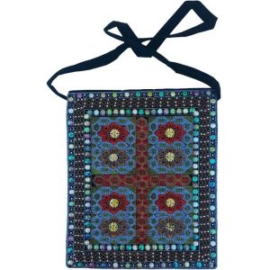 کیف رودوشی گلدوزی شده بلوچی طرح تارا III