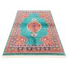 فرش دستباف بجنورد طرح ایمانی (ترنج) - ابریشم و پشم سبز