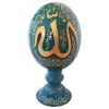 پوسته تخم شترمرغ تزئینی نقاشی شده با دست – الله