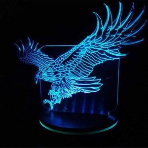 چراغ خواب LED سه بعدی ایگل