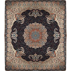 سرویس روتختی ایرانی – مدل شرقی دو نفره با پارچه ترمه – ترنج