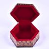 جعبه جواهرات چوبی دست ساز با طرح خاتم ایرانی – آراد