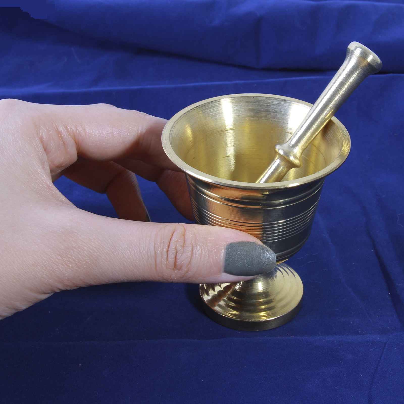 سرویس هاون برنجی طرح سنتی ایرانی گلزاری