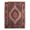 فرش دستباف کردستان طرح ماهی (هراتی) - پشم قهوه‌ای