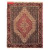فرش دستباف کردستان طرح ماهی (هراتی) - پشم قهوه‌ای