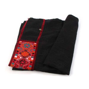 شال زنانه بلوچی دوزی شده مشکی