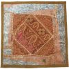 روکش کوسن گلدوزی شده – طرح آبی