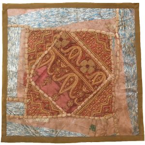 روکش کوسن گلدوزی شده – طرح آبی