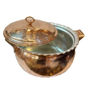 دیگ مسی زنجان – سبک آشپزی سنتی چکش‌کاری شده دانا