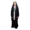 چادر مشکی بچگانه آستین‌دار – حجاب اسلامی دخترانه (تینا)