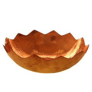 کاسه دسر مسی سنتی چکش کاری شده گولین