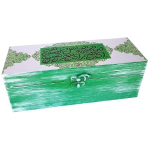 جعبه چوبی برای هدیه با طرح الهام گرفته از هنر ایرانی