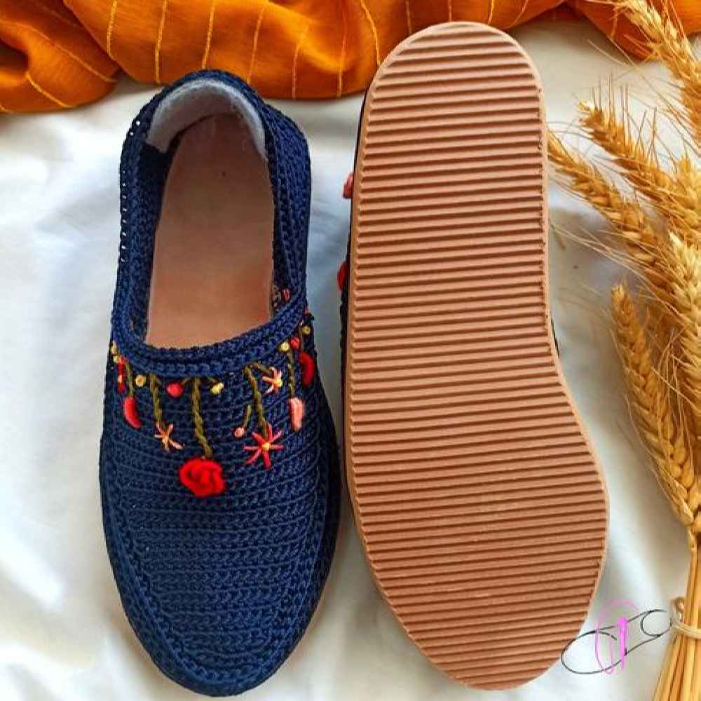 کفش گیوه – کفش دستساز ایرانی و قابل تنفس مدل منیر