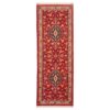 کناره دستباف قم (طرح نفس) طرح ترنج - پشم کرک قرمز