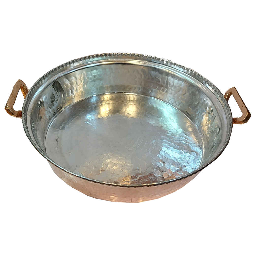ماهیتابه مسی ایرانی – طرح آسا دست‌ساز