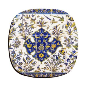 سرویس زیرلیوانی با طرح هنری الهام گرفته از ایران، کاشی قاجاری