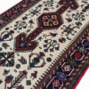 کناره دستباف ایلیا طرح ترنج هندسی - پشم قرمز