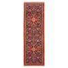 کناره دستباف قم (طرح صحرا) طرح ترنج - پشم کرک قرمز
