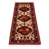 کناره دستباف بختیاری (طرح سینا) طرح ترنج - پشم قرمز
