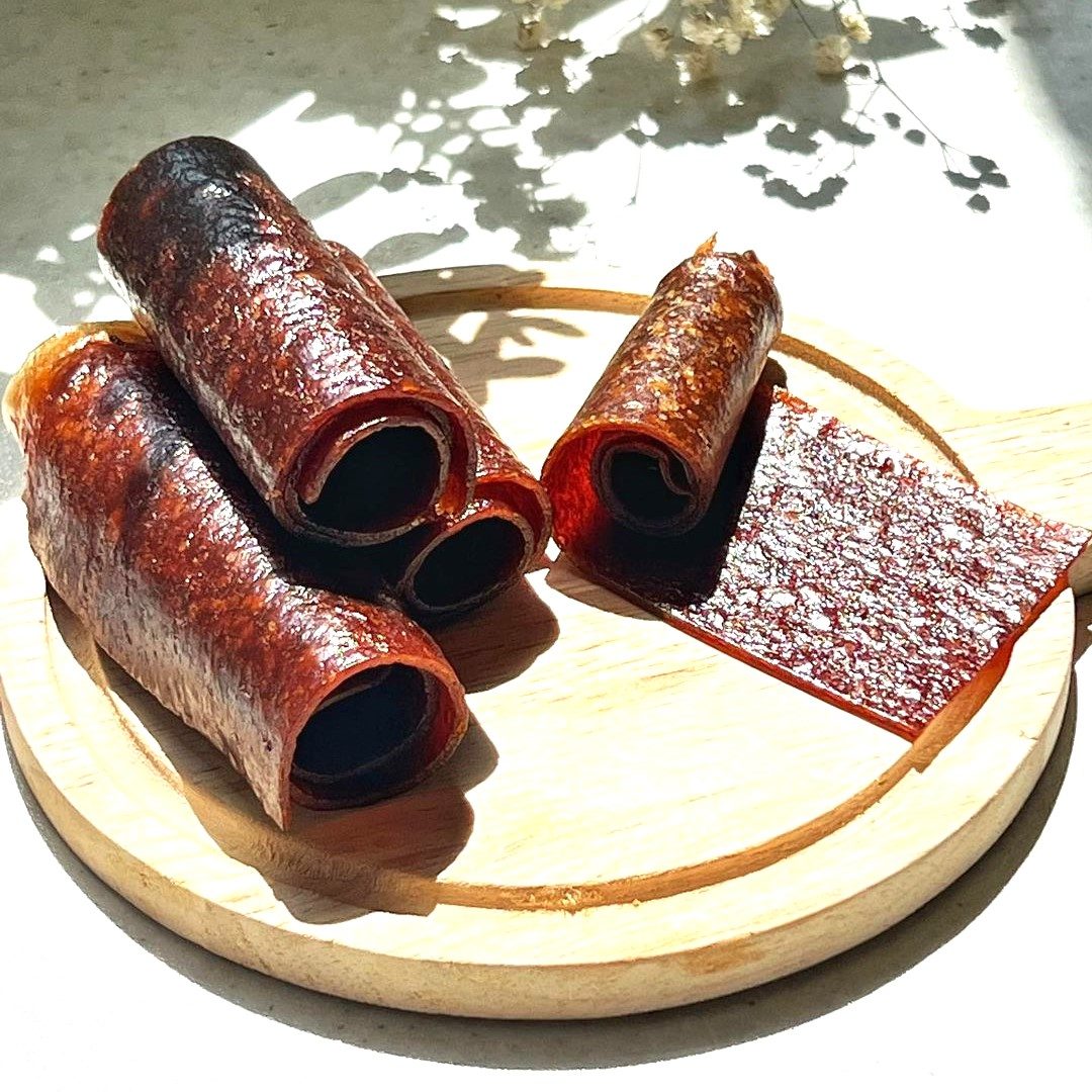 رول سنتی آلبالو و لواشک میوه ایرانی – خانگی، ۸۰۰ گرم