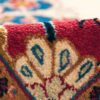 کناره دستباف هریس (طرح آتوسا) طرح ترنج - پشم قرمز