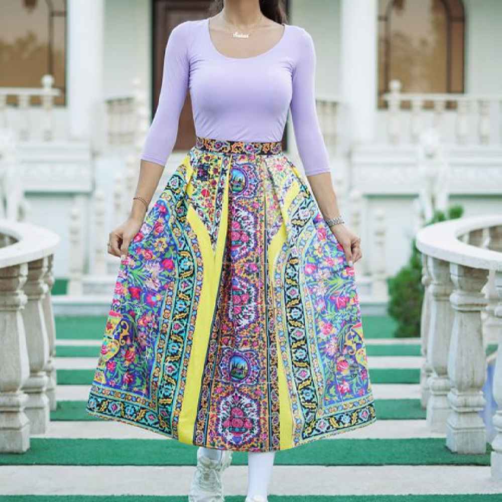 مدل دامن زنانه ایرانی گلستان